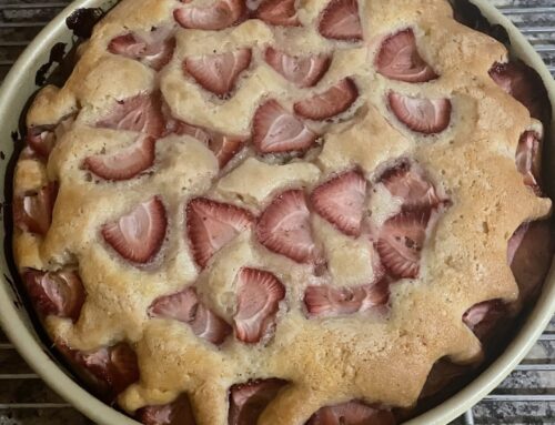 Strawberry Biscuit Cake a la Yesteryear